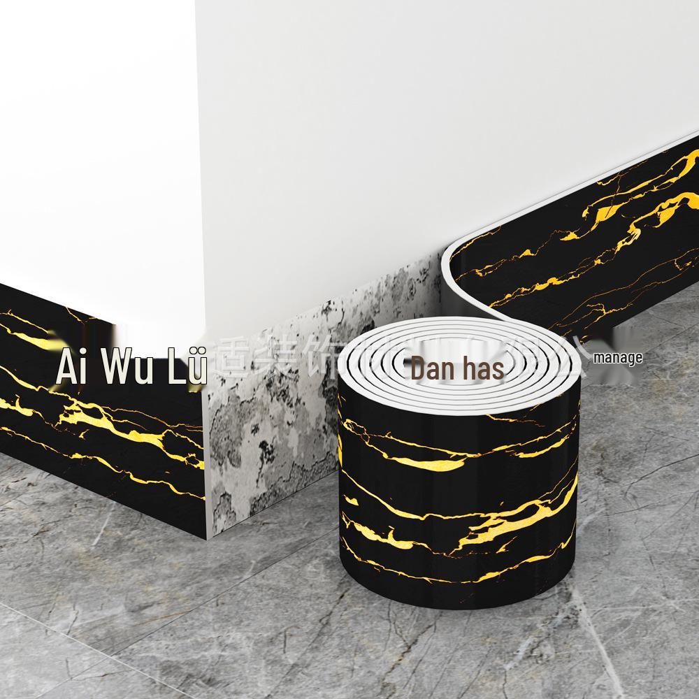 Marmoroptik Selbstklebende Fliesen-Sockelleiste & Wandaufkleber