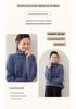 Women's Heathered Cashmere Sweater - High Neck, Raglan Sleeves, Soft & Skin-Friendly, Loose Knitwear