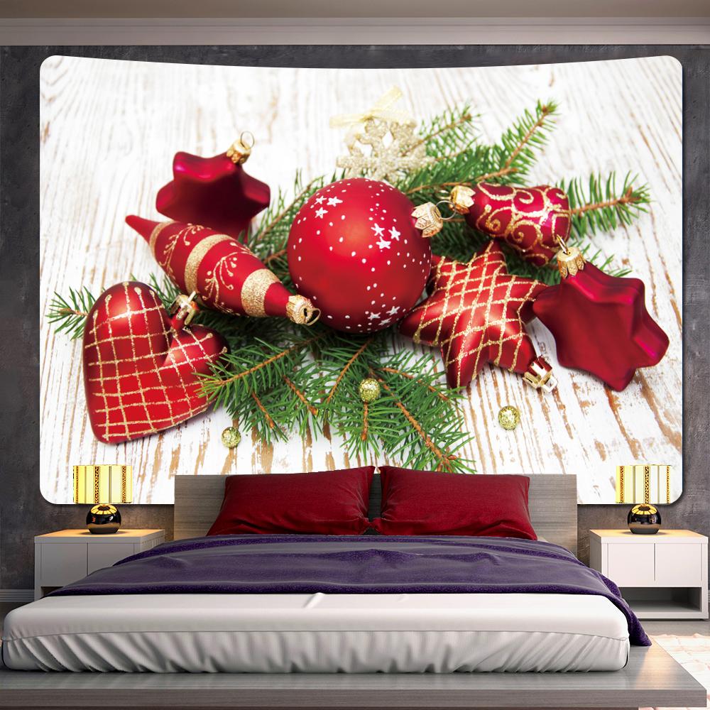 

С Рождеством украшение дома художественный гобелен дома гостиная спальня украшение стены настенный фон ткань гобелен 100x75cm