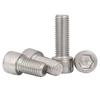 Knurled Hex Socket Head Screw, 304 Stainless Steel, Sizes M5-M20