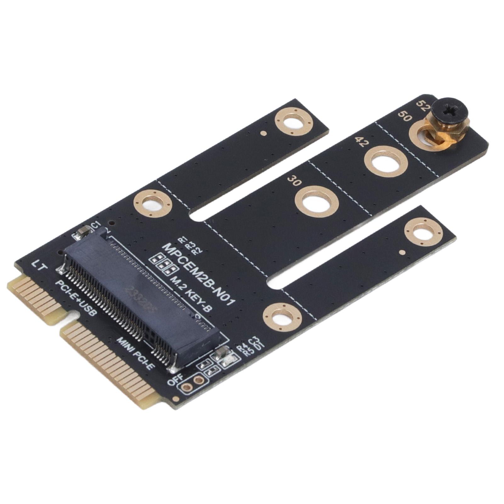 

Адаптер Mini PCIe до M.2 NGFF PCB Mini PCI Express до M.2 KEY B Конвертер зі слотом для картки NANO SIM для 5G 4G 3G