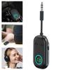 Musiksender für Auto 2-in-1 Drahtloser Audio-Empfänger für Heimstereoanlagen Spielkonsolen Unterstützt 2 Geräte Automatische Wiederverbindung Radio