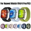 Sports Breathable Nylon Strap For Huawei Watch Fit 3/Fit 4 Pro Comfortable Bracelet Replacement Wristband Correa Belt