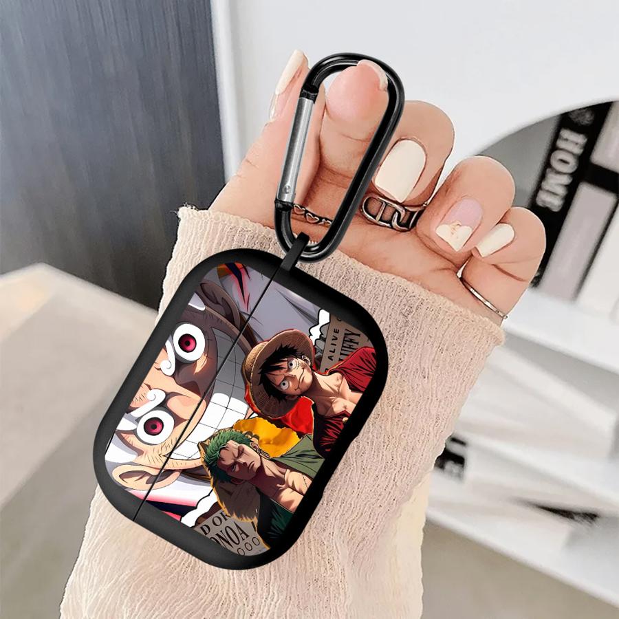 Earphone Cases Cover Case For Airpods 4 Pro3 Pro 1 3 2 Pro2 Anime One Piece Luffy Zoro