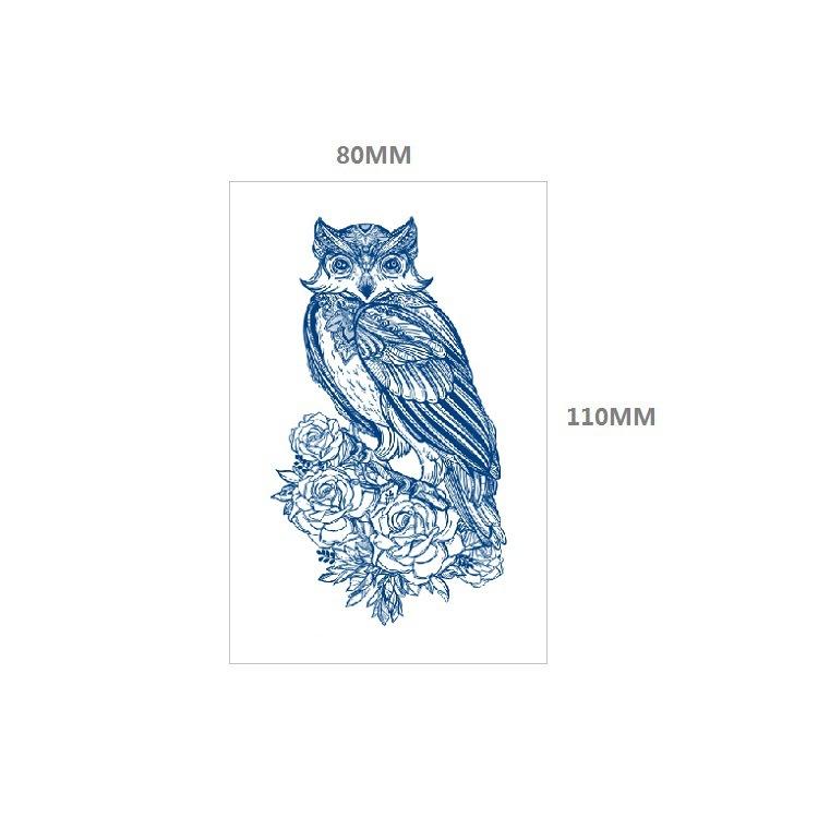 Emmy Lines Princess Small Pattern Herbal Gradual Change Semi-Permanent Waterproof Tattoo Sticker Simulation Tattoo Sticker