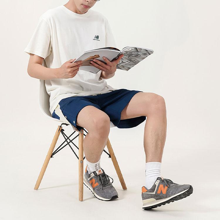 New Balance T Shirt Men's Beige AMT22397-IV