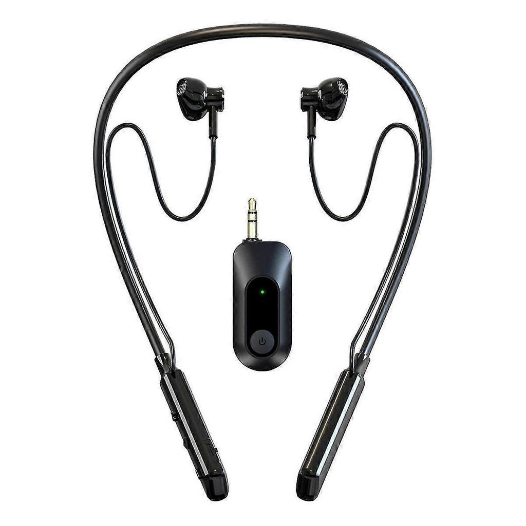 Wireless Monitoring Headphones 2.4g Bluetooth Dual-mode Sports Hanging Neck Stereo Sound Card Ear R