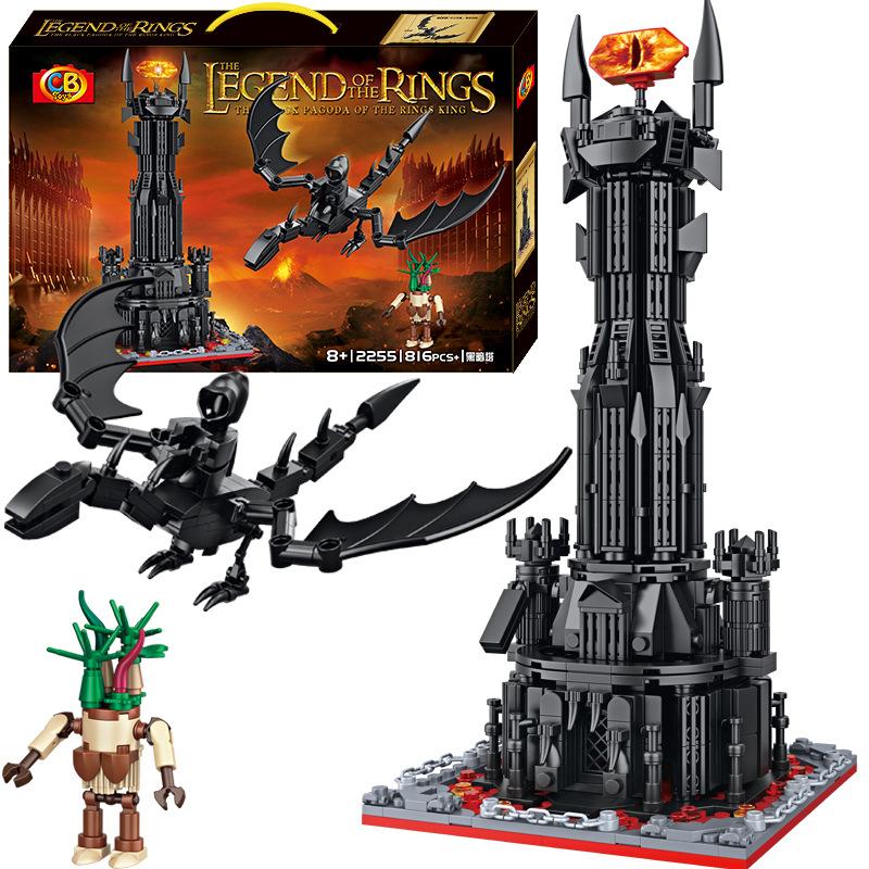 Herr der Ringe Barad-dûr Saurons Turm Modellbausteine Set für Jungen 6-in-1 Bausatz