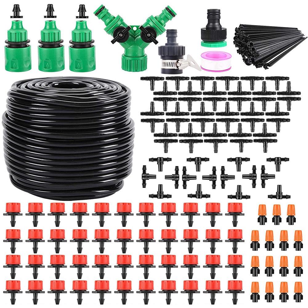 50m Adjustable Drip Irrigation Kit for Automatic Plant Watering