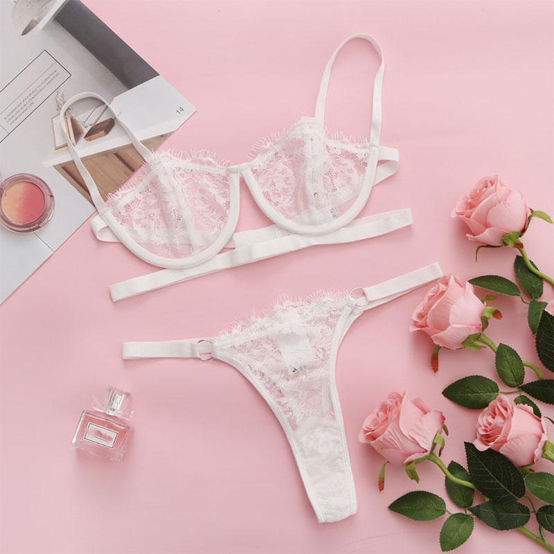 Open Bra Crotchless Seduction Night Sex Babydoll Porn Costume Sexy Girl Hot Red Bodysuit Teddy Pajamas Steel Ring Lace Lingerie