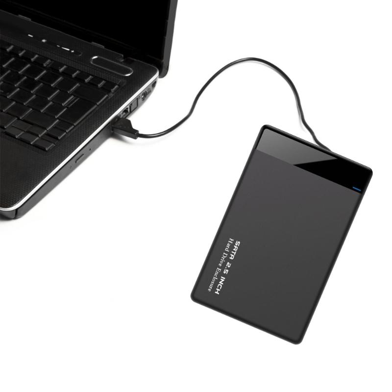 USB3.0 2.5Inch Hard Drives Case SSDs Enclosure Hard Drives Disk Box Enclosure Case Replacement for PC Laptop Accessories
