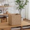 Foldable Large Capacity Imitation Wicker Rattan Storage Basket & Toy Organizer