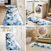 1Pcs Anti Fatigue Door Rugs, Romantic Roses Print Waterproof Non-Slip Thick Cushioned Door Mat Heavy Duty Comfort Standing Mat for Door