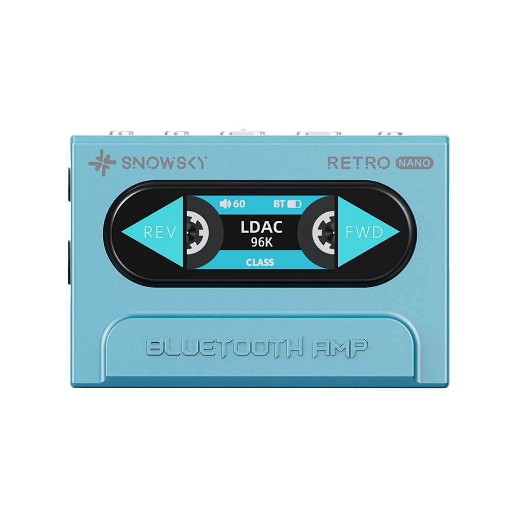 FIIO Snowsky RETRO NANO Blue from an Authorized Japanese Includes Serial Portable Bluetooth Amplifier FIO-SSRETRONANO-L [Ships Retailer, Number]