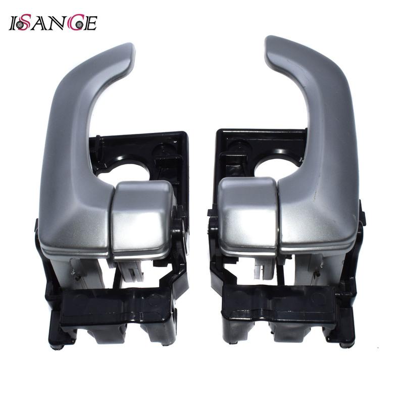 4 Pcs For Kia Optima Magentis 2.4L 2.7L 2006 2007 2008 2009 2010 Black / Silver Interior Car Door Handle Front Rear Left Right