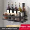 Wall-Mounted Multi-Tier Kitchen Storage Rack, No-Punch Design, for Seasoning and Refrigerator Side Organization