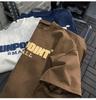 Herr Retro High Street Tung Bomull Lös Passform Sommar T-shirt