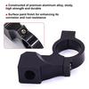 X-STYLE Motorcycle Mirror Bracket 10mm Mirror Holder Extension Bracket Motorcycle Mirror Adapter Mirror Riser Mounting Bracket Black Set of 2