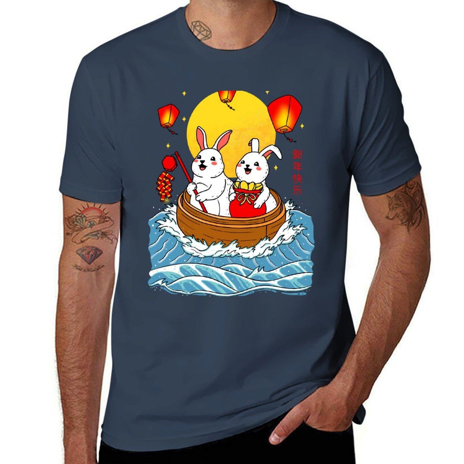 The Water Rabbit Tshirt Antipilling Casual Tshirt S