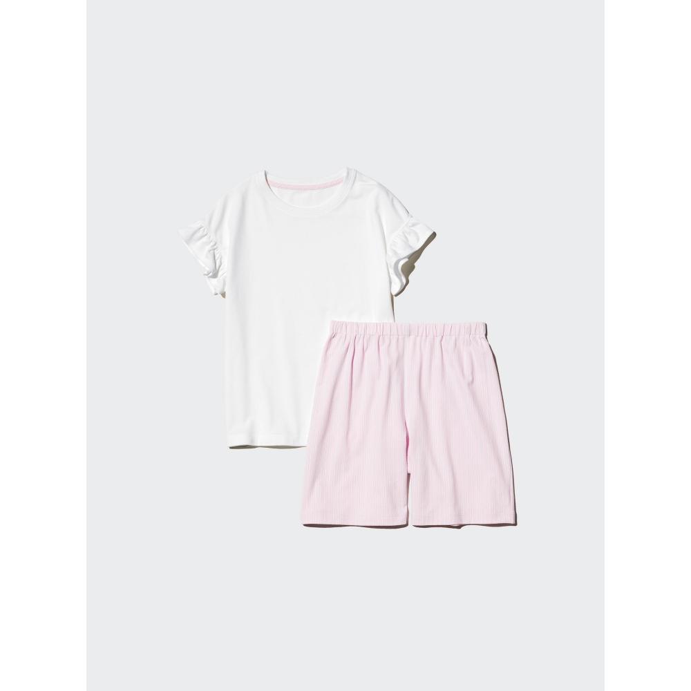 Uniqlo Japan Girls Air Rhythm Cotton Set