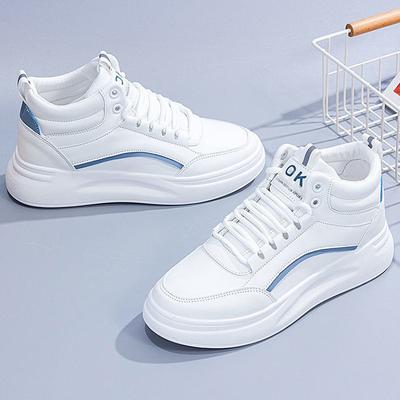 Spring and Autumn New All-Matching Ins Fashionable Sports Daddy High-Top Platform Autumn and Winter White Women's Shoes Sneakers