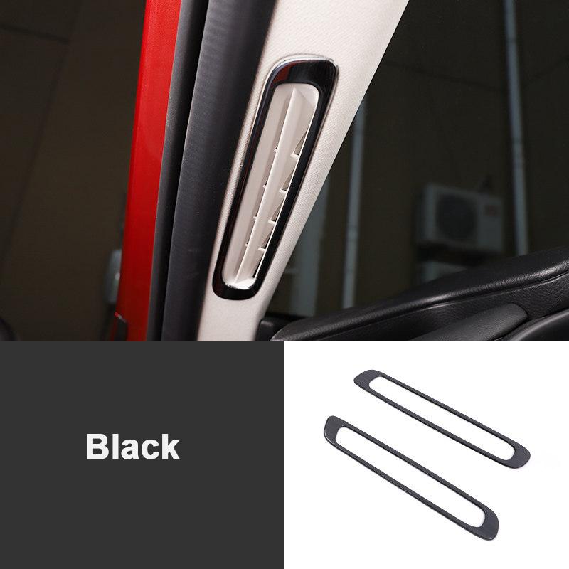 For Mazda 3 Axela   Stainless Steel Car Front Condition Outlet A Colum Decorative Frame Cover Trim Accessories