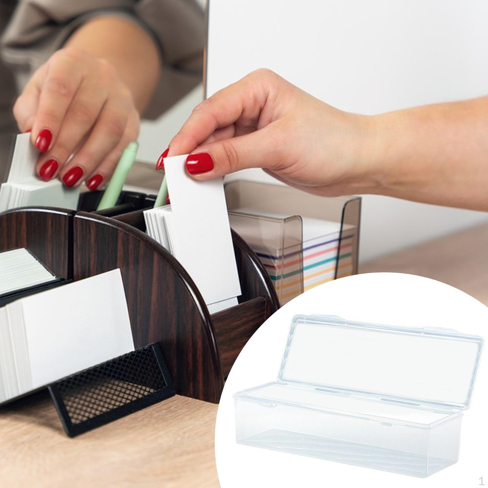 Trading Card Storage Box Clear Hobbies Collection Practical Protection Sturdy Desktop without partition