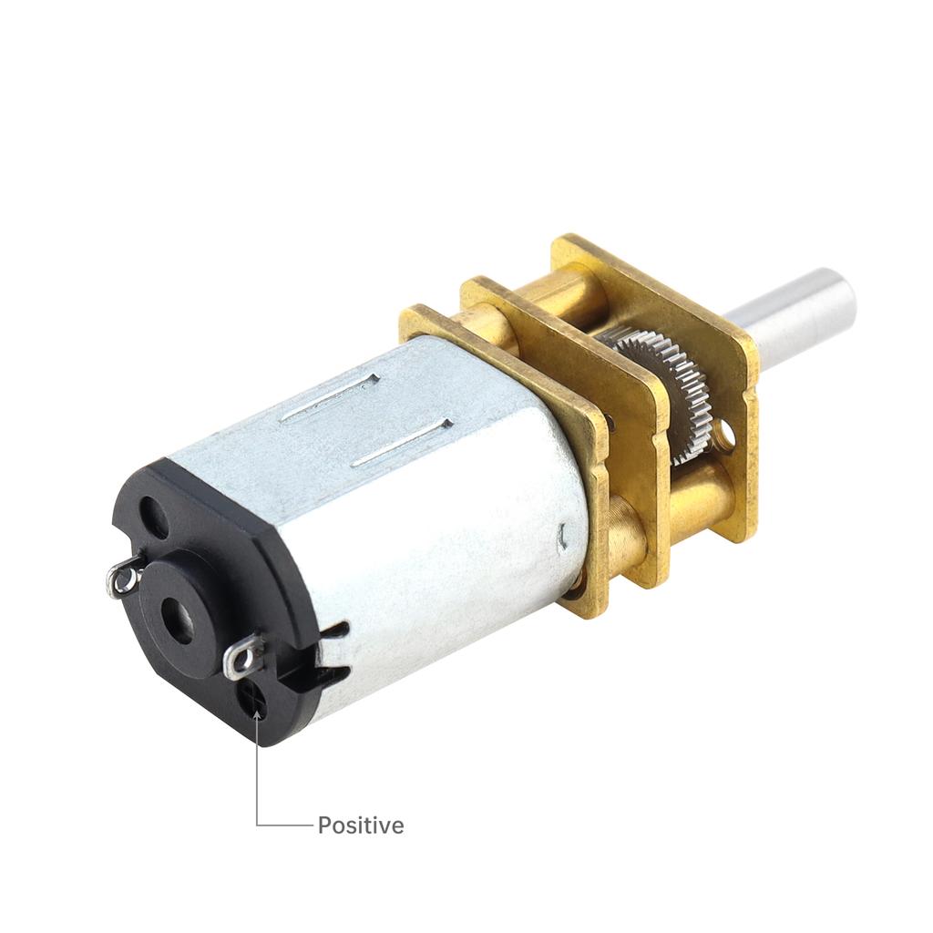 DC 12V N20 Mini Micro Metal Gear Motor, 78/100/200/300/600/1000 RPM