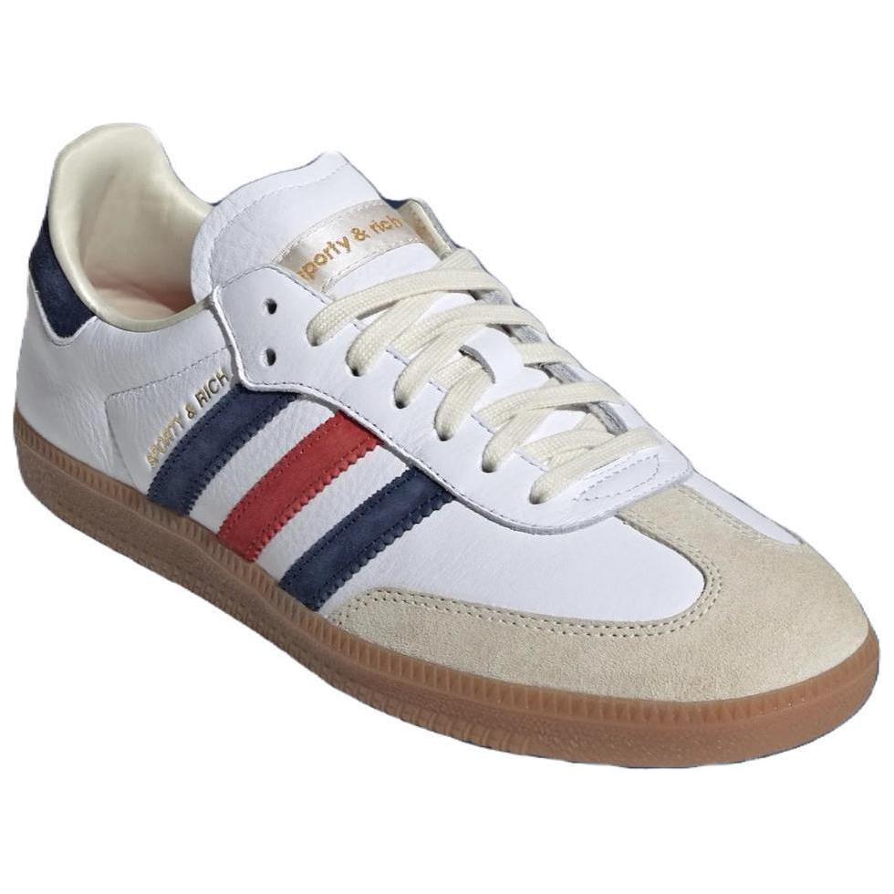 Sporty & Rich x adidas Samba OG ABD Unisex Spor Ayakkabıları Beyaz Bulut Beyazı Gece İndigo IH8338