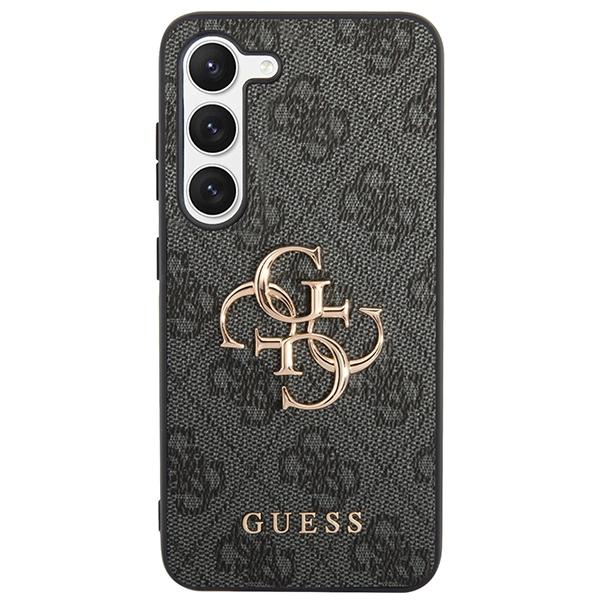 Guess Guhcs23S4Gmggr S23 S911Szary/Grey Hardcase 4G Big Metal Logo