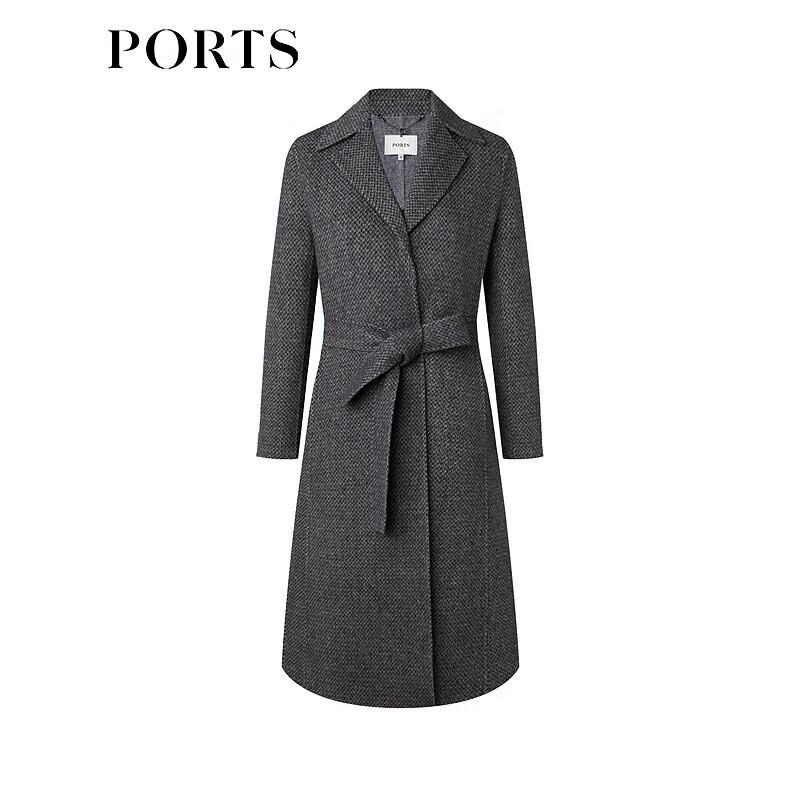 Ports Women's Autumn/Winter Wool Cashmere Long Coat