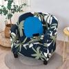 Nordic Flowers Bar Counter Club Chair Slipcover Stretch Spandex Tub Armchair Covers Relax Single Sofa Cover For Living Room