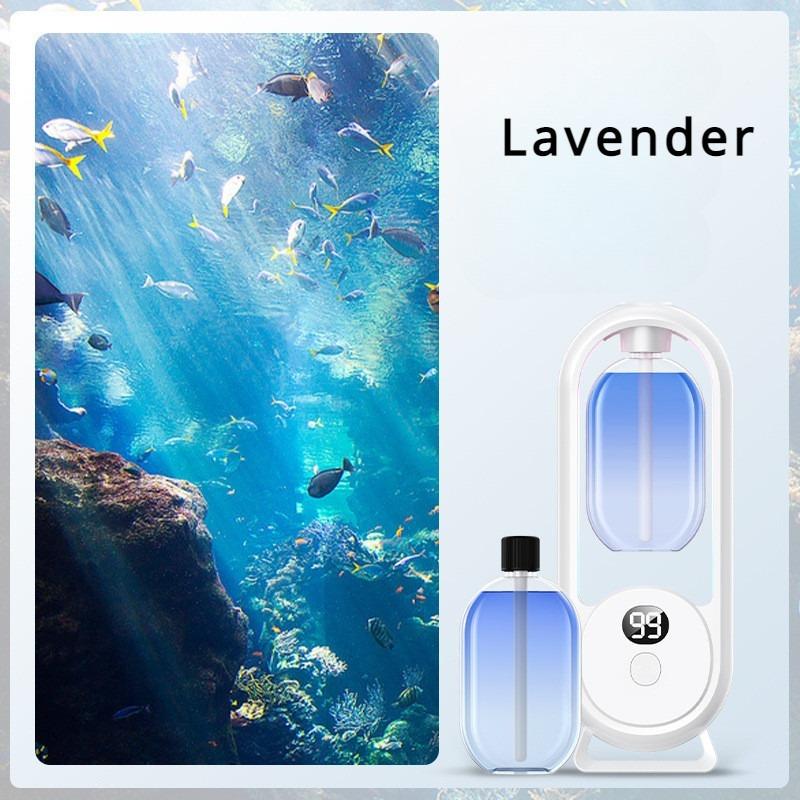 Fragrance Machine Rechargeable Digital Display Automatic Air Aroma Diffuser Essential Oil Humidifier