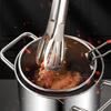 Stainless Steel Gas Mini Pot, Japanese-style Oil-saving Small Fryer with Filter Screen