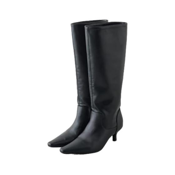[AZUL by moussy] Low heel long boots for women 250IAB55-3901
