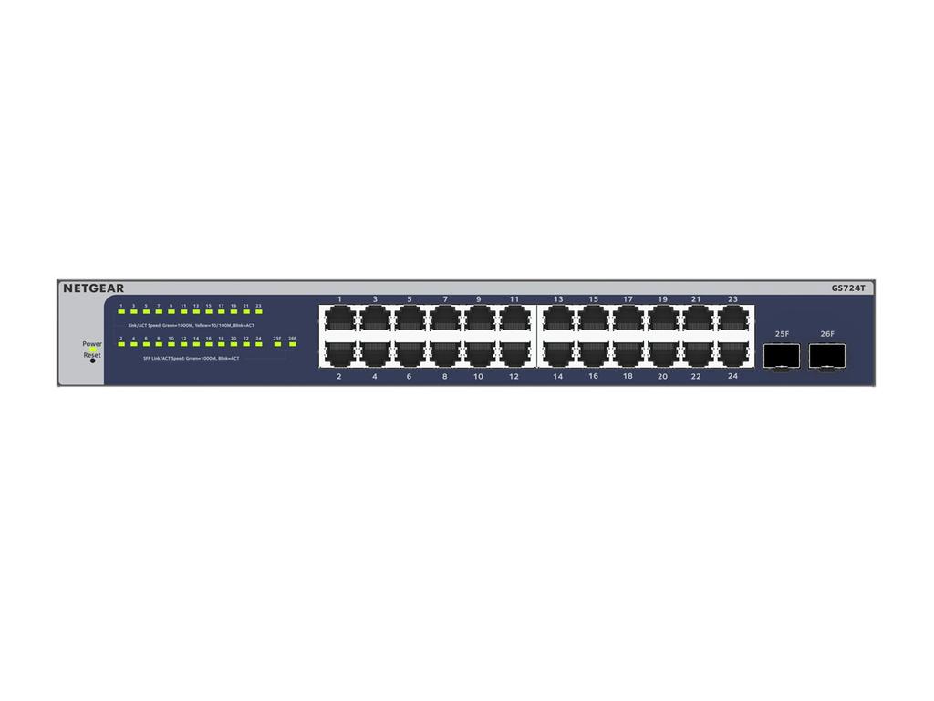 Netgear GS724T-600EUS Managed Switch