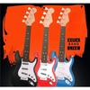 17 Inch Kids Electric Guitar Toy 4 Strings LED Lights Portable Musical Instrument Birthday Gift for Beginners Boys Girls Toys