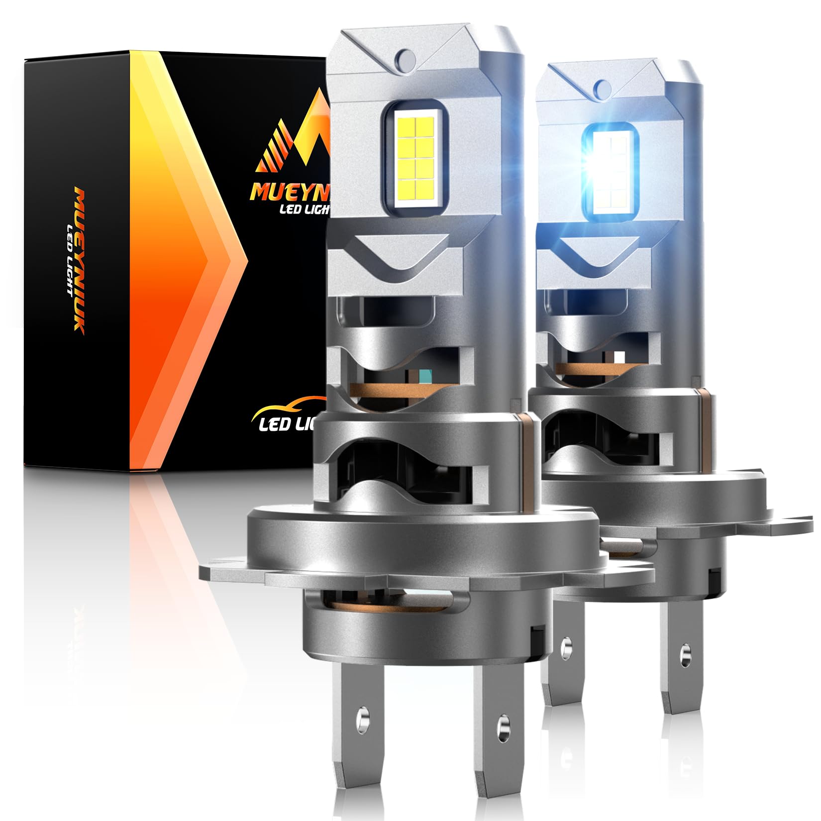 Светодиодная фара, Совместимая с техосмотром, Светодиодная лампа, Светодиодный свет, Взрывной свет, Оборудована H7