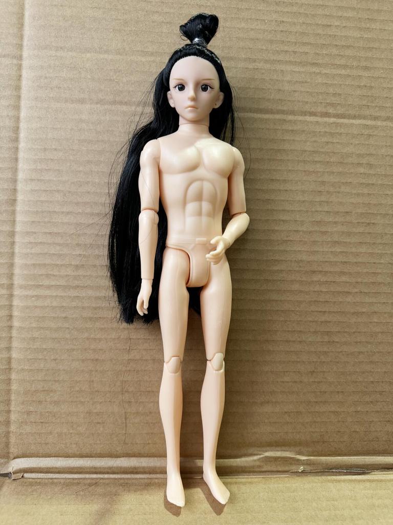 29cm Costume Drama Men Doll Multi-Joints Movable Doll 35cm Muscle Male Doll Collections Doll Toy Parts