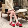 American Retro Red German Training Shoes Women's 2025 New Fashion Versatile Color Matching Flat-bottomed Sports and Leisure Forrest Gump Shoes