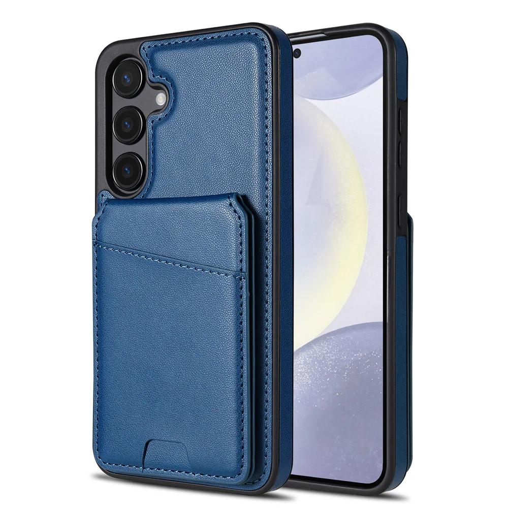 2 in 1 Detachable Magnetic Wallet with Card Holder Phone Case for Samsung S25 S24 Ultra S22 Plus S23 FE A16 A55 A15 A54 Cover