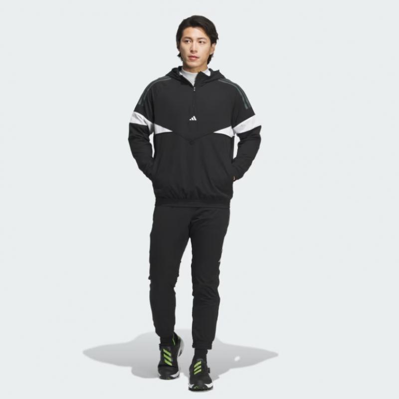 ★adidas★ Twistweave long sleeve track hooded pullover IM72 Adidas Golf Men S twiStweave Long Sleeve Track Hooded