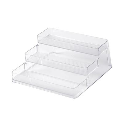 Nail Polish Organizer Holder Rack Shelf 3 Tier Multifunctional Transparent Nail Polish Display Rack