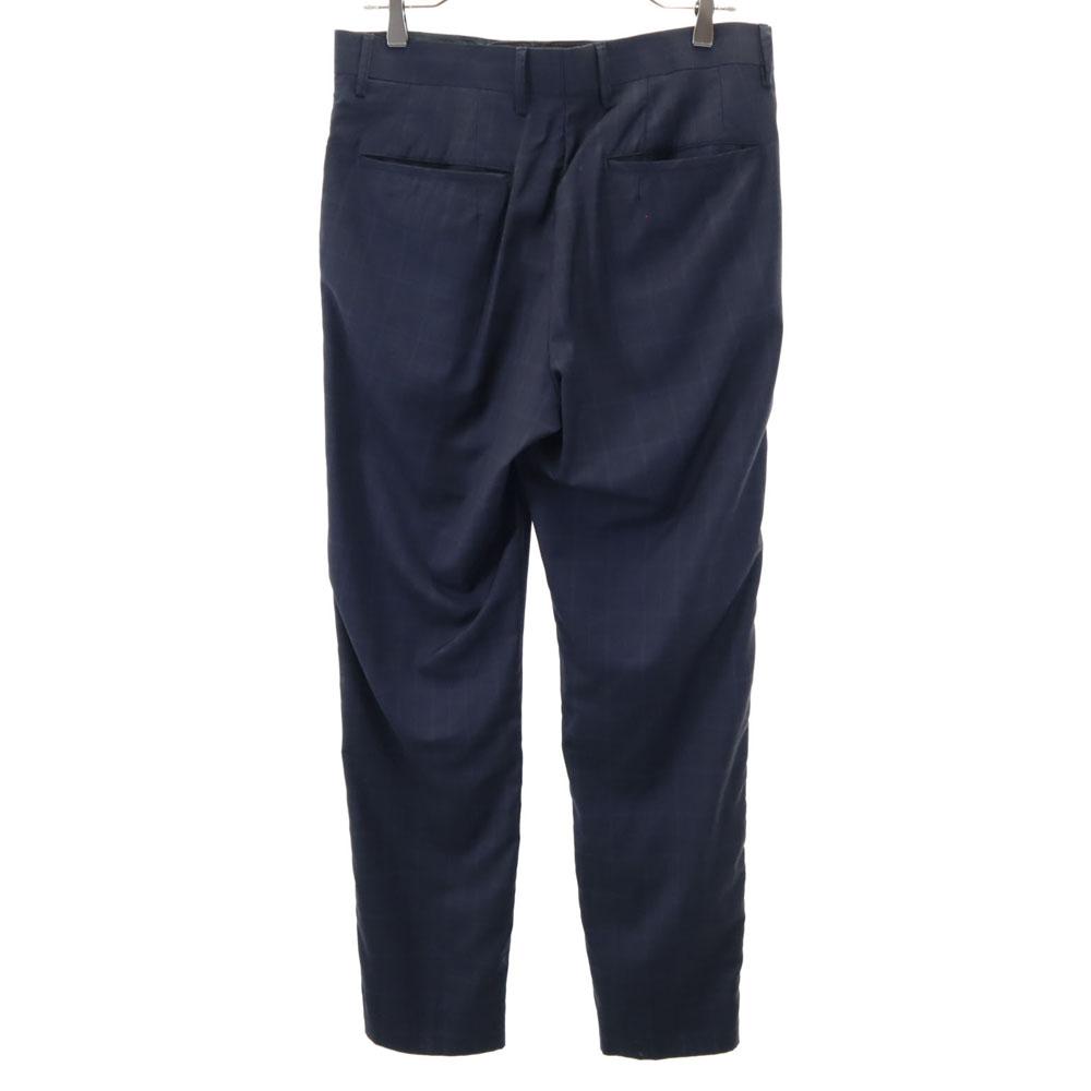 REDAACTIVE Maison Special Check Pattern Slacks pants 46 Navy system Men's Used