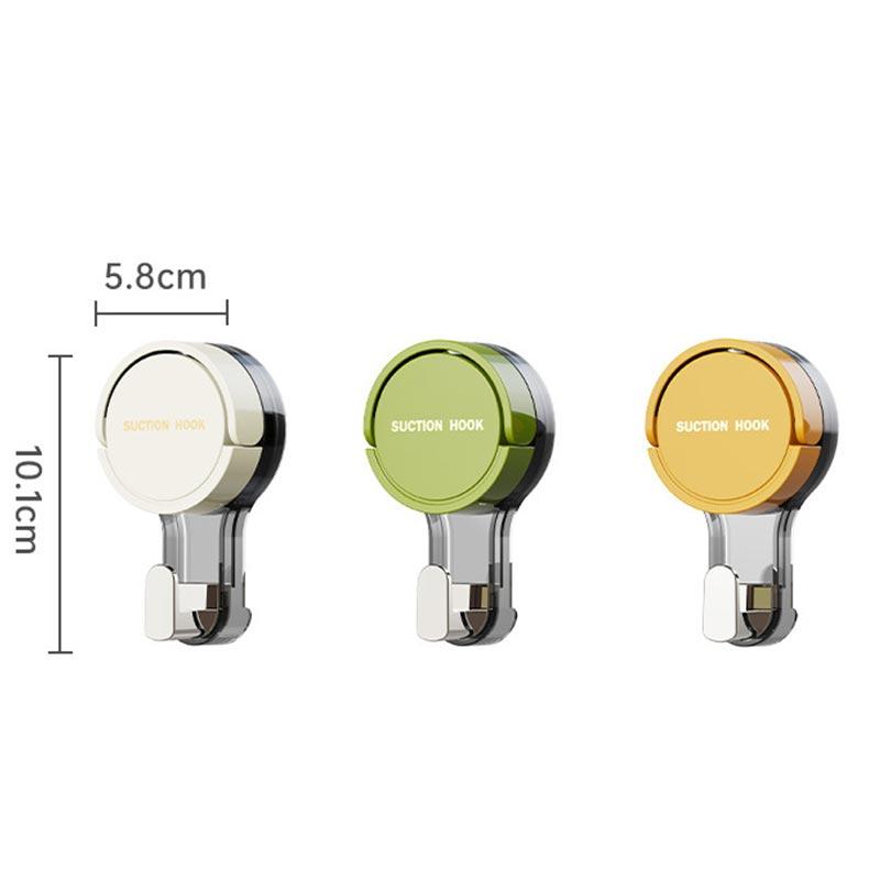 3Pcs Sets Suction cup hook,strong vacuum,no-drill adhesive hook,towel rack, kitchen,bathroom,toilet,wall,traceless,removable
