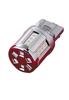 VALENTI M10-T20D-RE Jewel LED Bulb T20 Double / Single Wedge (Motorcycle Tail Lamp/Brake Lamp), Red, Pack of 1