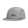 5 Panel Short Brim Letter Embroidered Baseball Cap, Mesh Quick‑Dry Solid Hat For Men Women Outdoor Sports Fashion Headwear