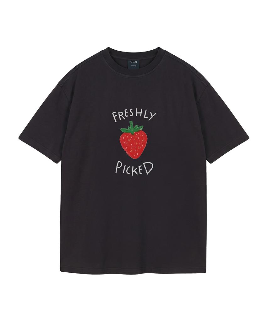 WILDROCK Freshly Picked Pigment Oversized Short Sleeve T-Shirt (Cropped) (Type B)