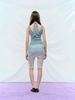 Pyule Bonnet Mini Skirt Baby Blue