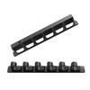 Vertical/Horizontal Wall Mounted Fishing Rod Hanger Storage Fishing Rod Rack Holder Holds 6 Fishing Rods Display Stand